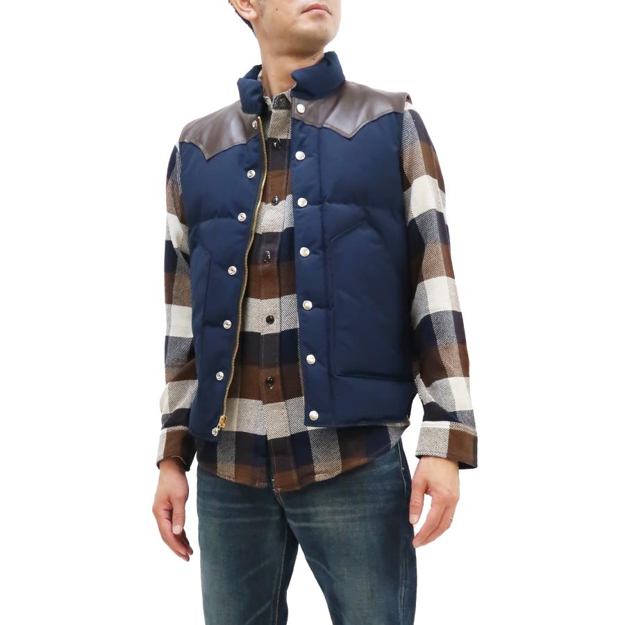 SUGAR CANE シュガーケーン ダウンベスト Sugar Cane レザーヨーク