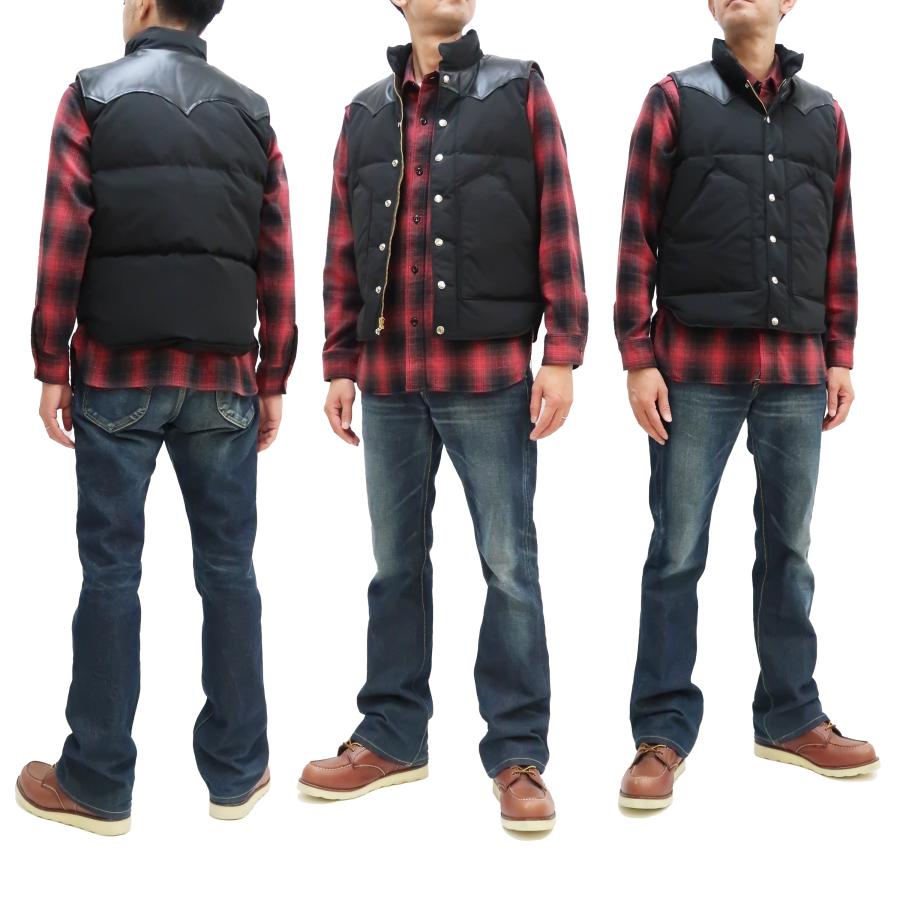 SUGAR CANE シュガーケーン ダウンベスト Sugar Cane レザーヨーク