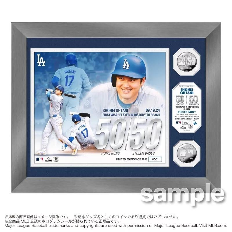 限定品】ドジャース 大谷翔平 50-50達成記念ダブルコインフォトミント