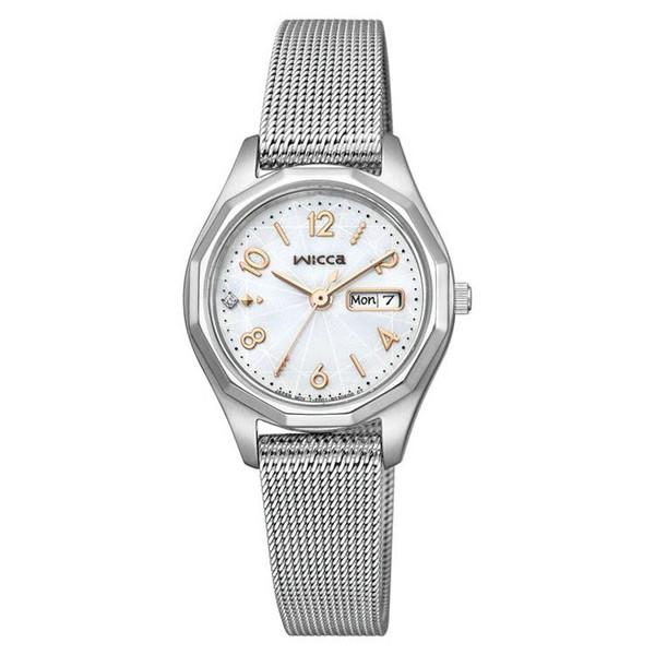 wicca（ウィッカ） シチズン ソーラーテック デイデイト 日付曜日