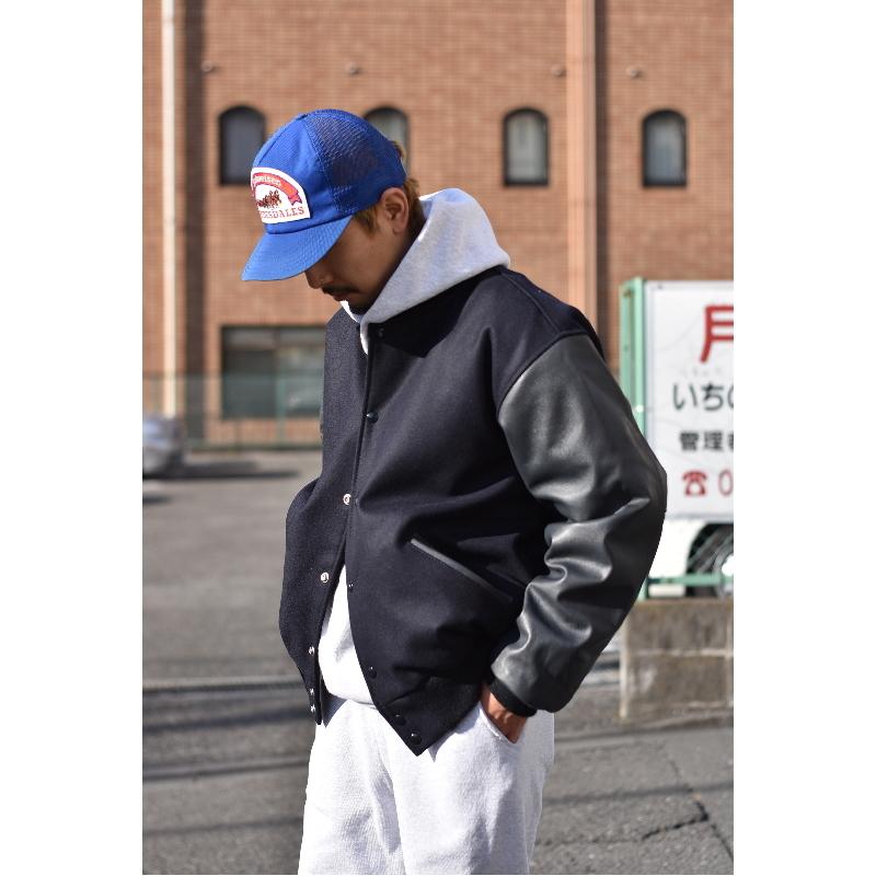 ゲームスポーツウェア ウール レザー バーシティー ジャケット