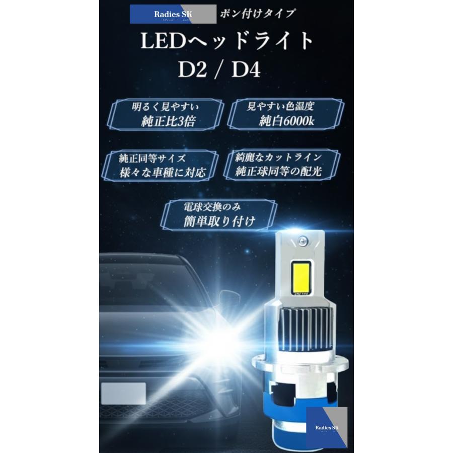 Radies SK アルファード 20系 前期 後期 D4S D4R LED ヘッドライト