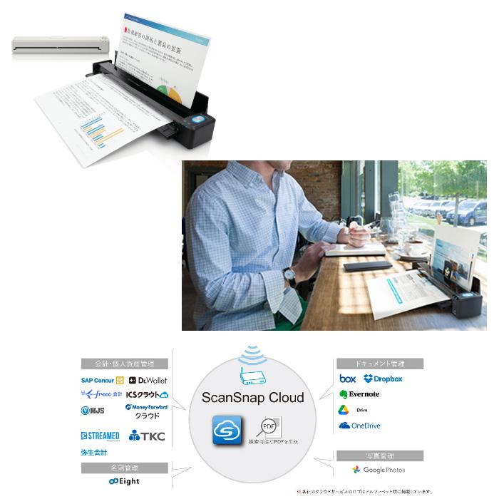 ScanSnap リコー FI-IX100BW iX100 スノーホワイト モバイルモデル