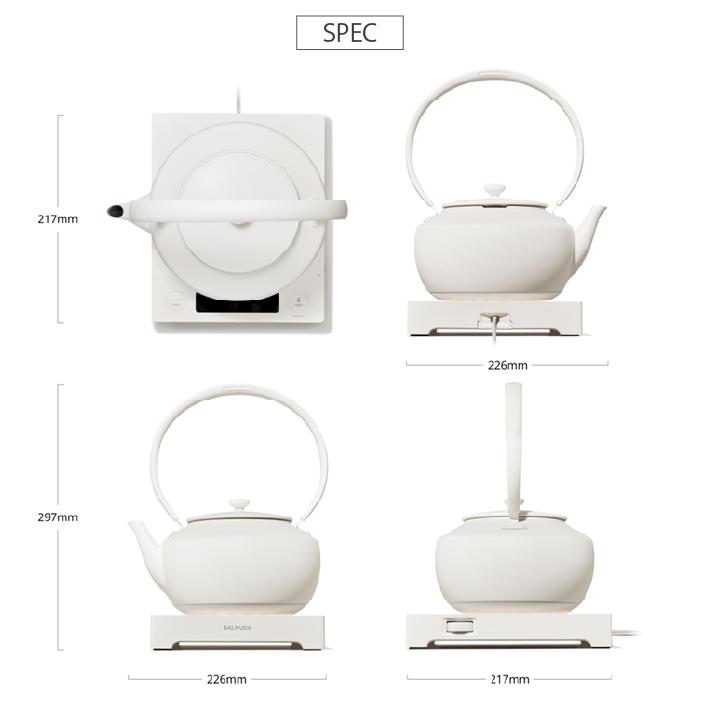 BALMUDA（バルミューダ） KPT02JP-WH ムーンケトル ホワイト