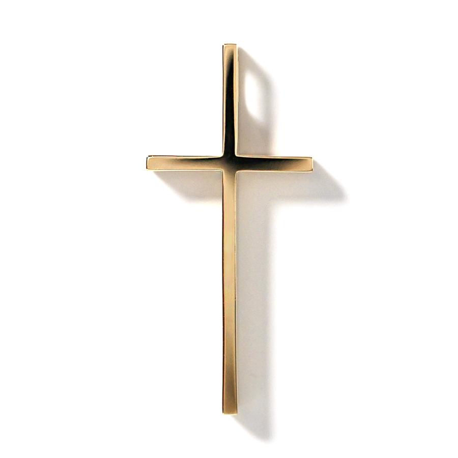 K18 レディー クロス ペンダントトップ クロスネックレス レディース