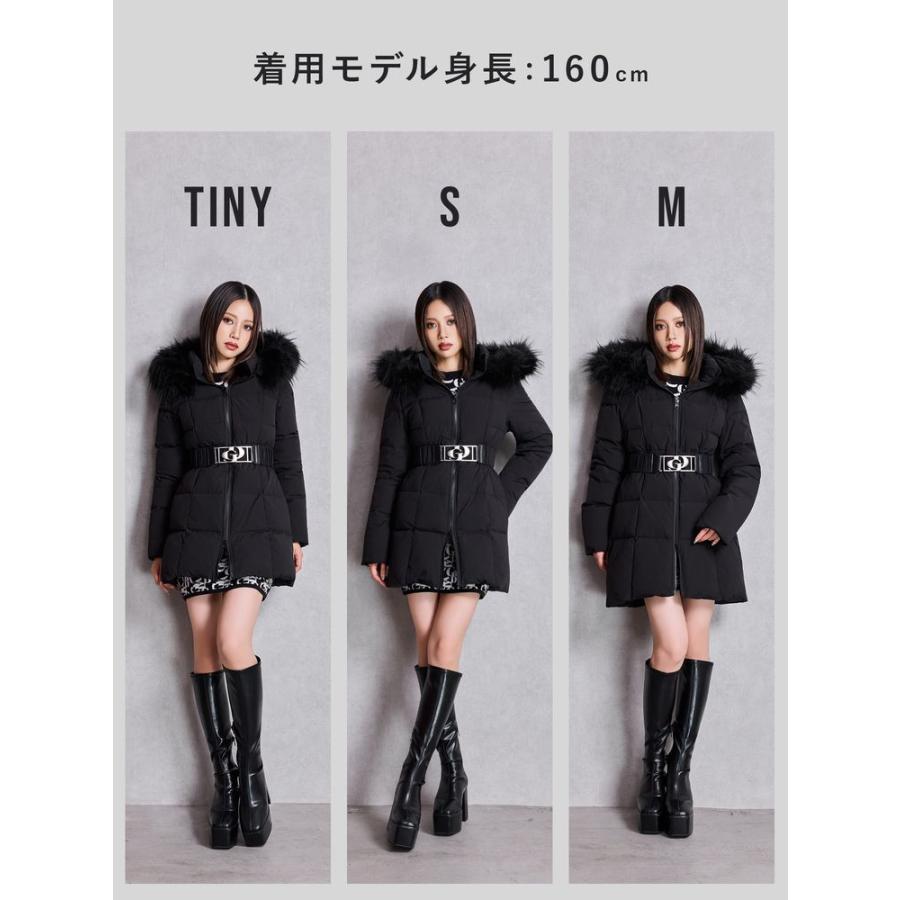 GYDA（ジェイダ） GDベルト付きロングダウンコート 即納 : RAPTURE