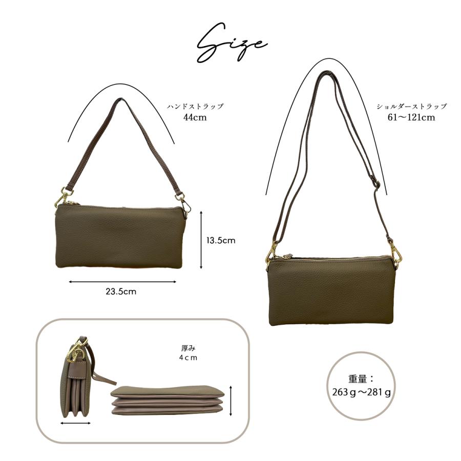 GISELLE スマホショルダー レディース 本革 ショルダーバッグ 斜め掛け