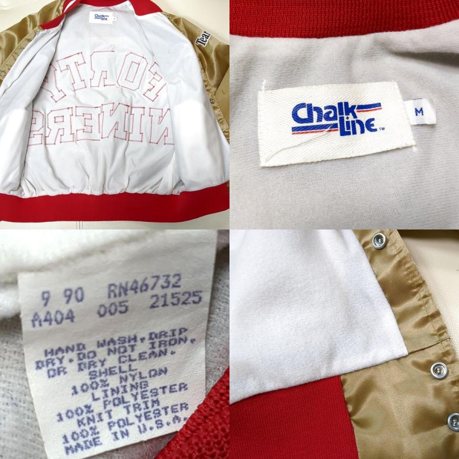 USA製 チョークライン San Francisco 49ers スタジャン M 薄手