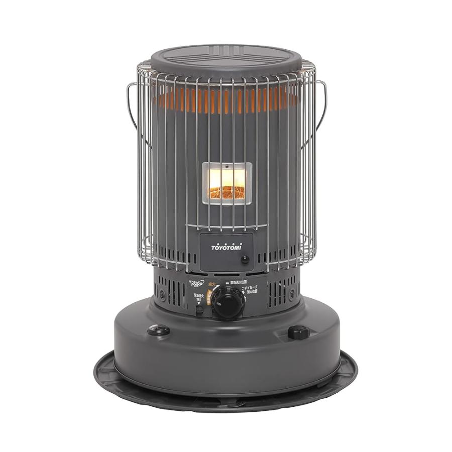 トヨトミ】 対流形 石油ストーブ KS-67H(H) グレー 日本製