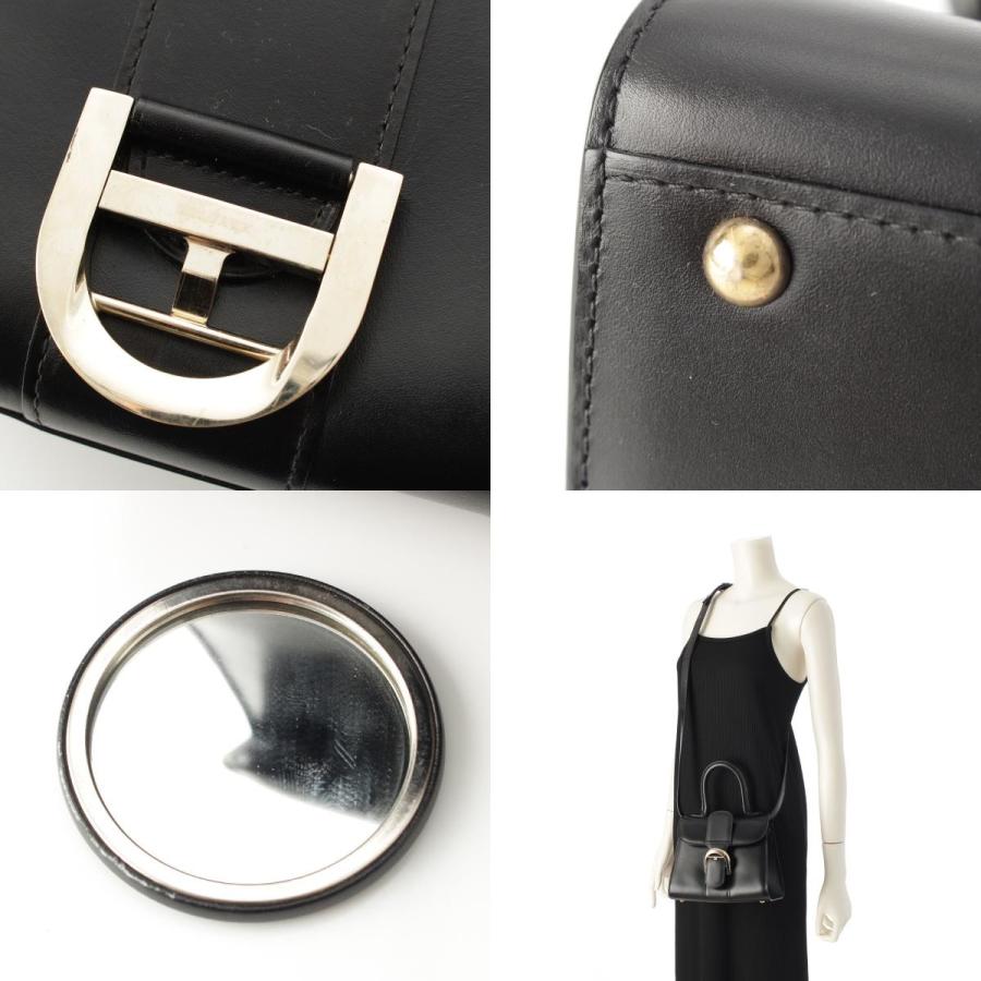 DELVAUX（デルヴォー） ブリヨン ミニ ボックスカーフ ミラー付き 2way