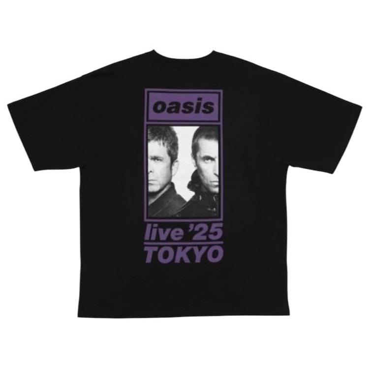 Oasis Tシャツ L TOKYO 東京限定 江戸紫 オアシス 2025 日付入り 10/26