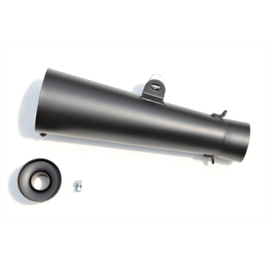 新品!!汎用メガホンサイレンサー バッフル付 差込径70mm(CB750F 1100