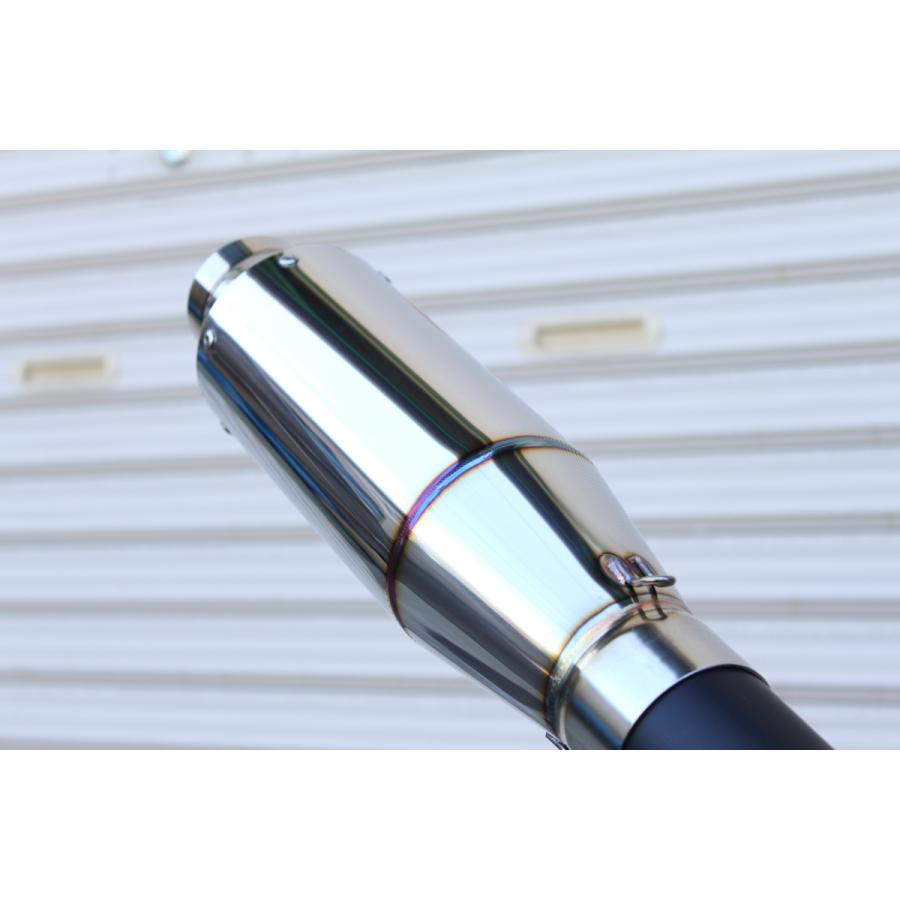 REVIVE（リバイブ）汎用 樽型 ステンレスサイレンサー バンド付 差込径