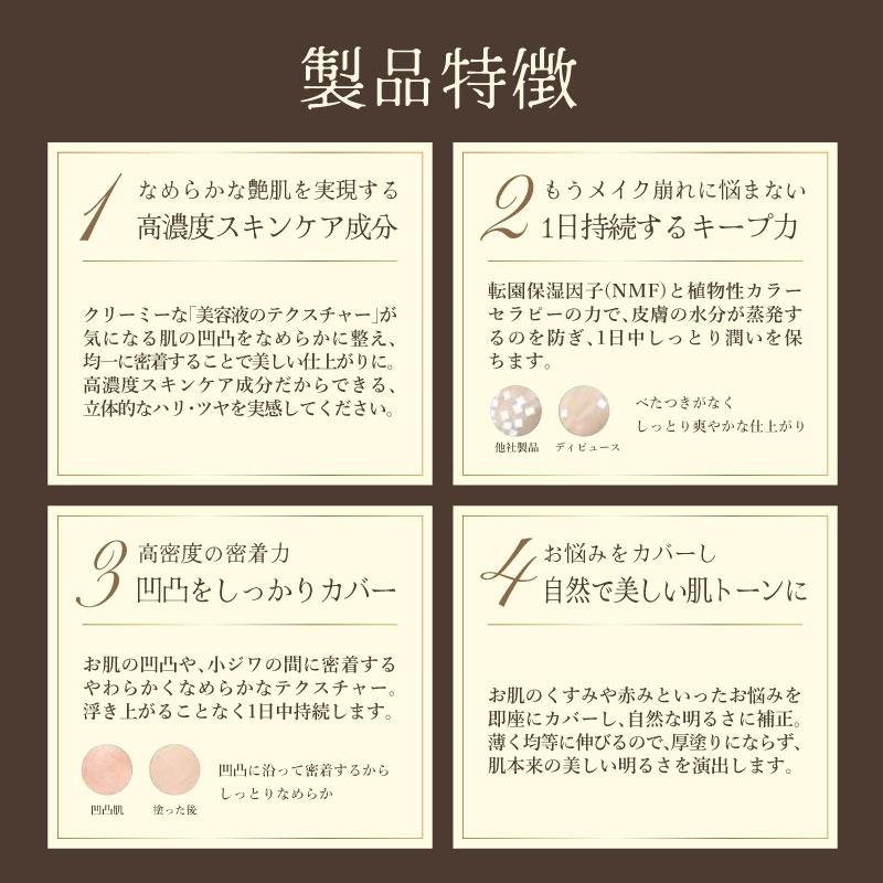 1,000円offクーポン】 ディビュース DEBEAUS クッションファンデ