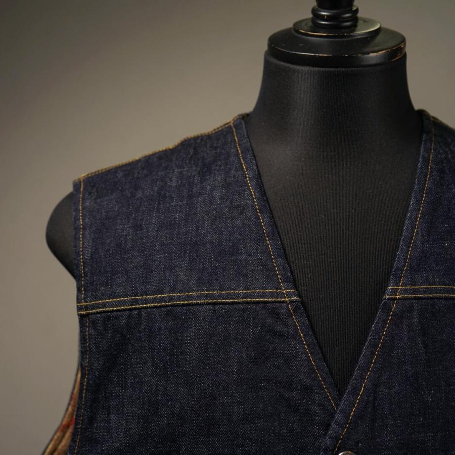 WEIRDO（ウィアード） デニム ワーク ベスト メンズ WEIRDO LOOK