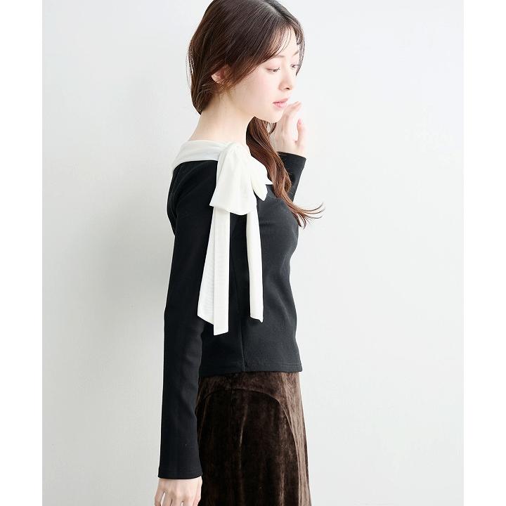 ココディール（COCO DEAL） 土日も即日発送/COCODEAL シアーリボンリブ