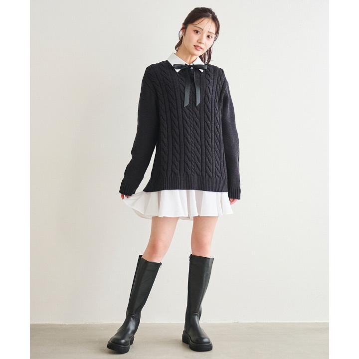 SALE40%OFF／即日発送/LILLIAN CARAT リリアンカラット ケーブルニット