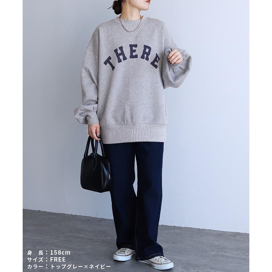 reca（レカ） 裏起毛ロゴプリントプルオーバー bel-blc-5856