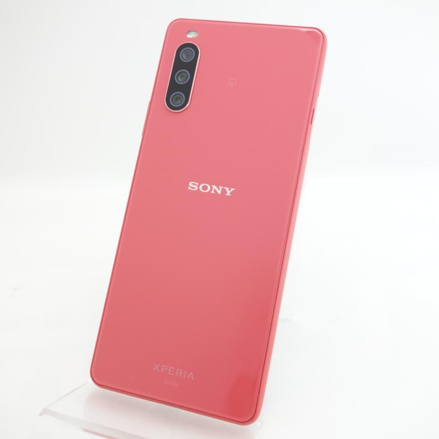Xperia 【SIMフリー】Xperia 10 III SOG04 ピンク au版SIMロック解除品