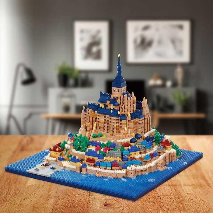 予約商品 4月1日まで先行販売 ナノブロック モン・サン・ミシェル