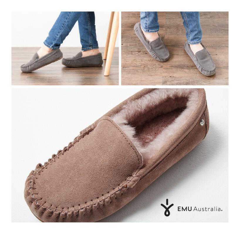emu エミュ モカシン ケアンズ レディース シープスキン Cairns W11439