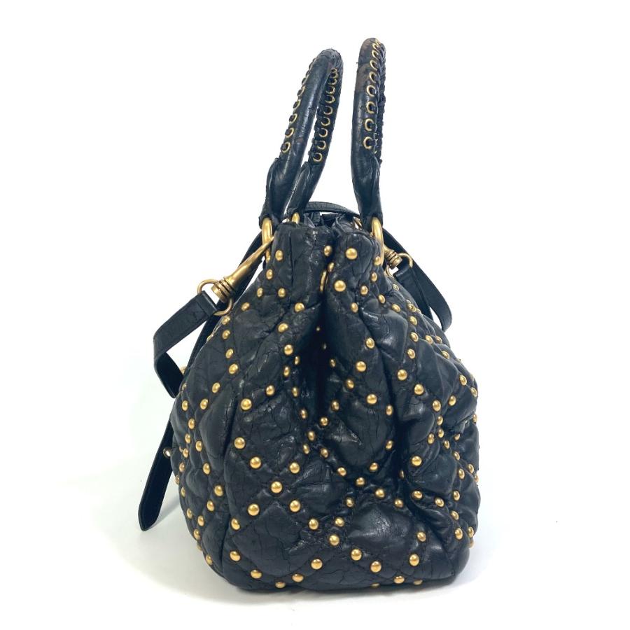 miu miu（ミュウミュウ） キルティング スタッズ 2WAY ショルダー