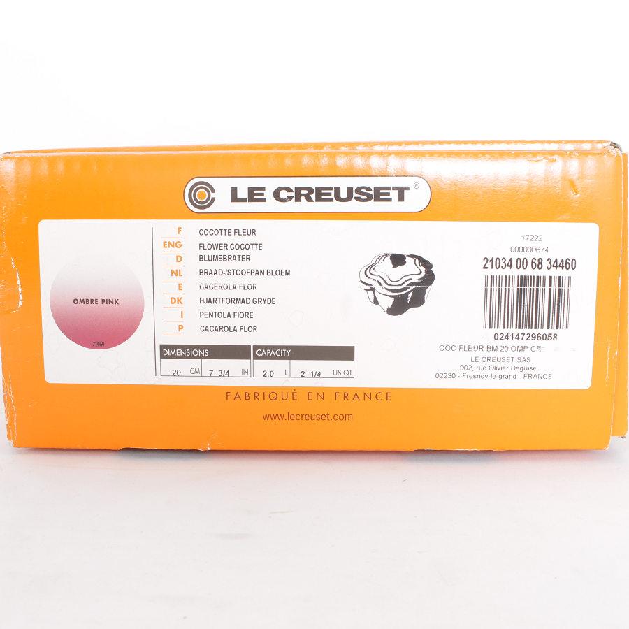 Le Creuset（ル・クルーゼ） 【未使用】ル・クルーゼ ココットフルール