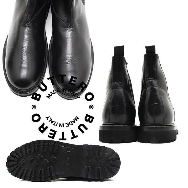 BUTTERO ブッテロ 日本正規品 ビブラムソール・サイドゴアブーツ PE