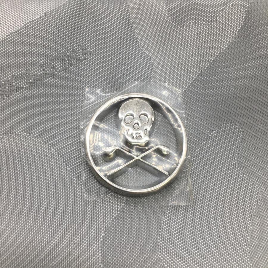 新品】マークアンドロナ アイアンカバー ライトグレー 迷彩×スカル