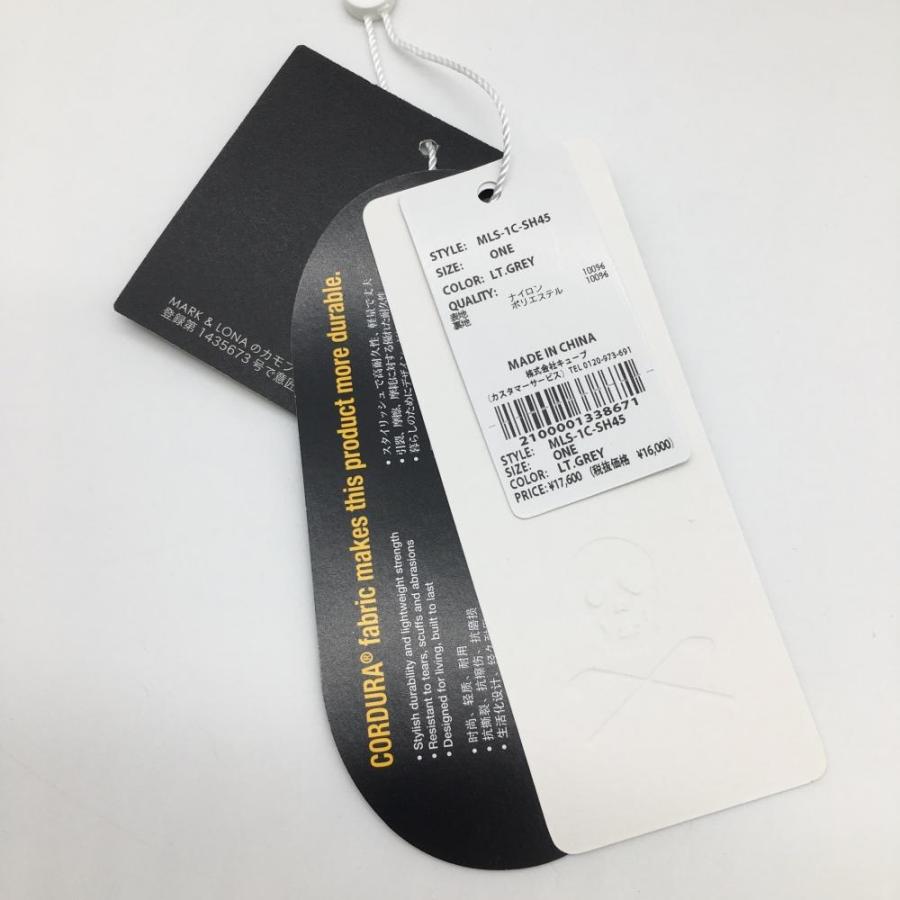 新品】マークアンドロナ アイアンカバー ライトグレー 迷彩×スカル