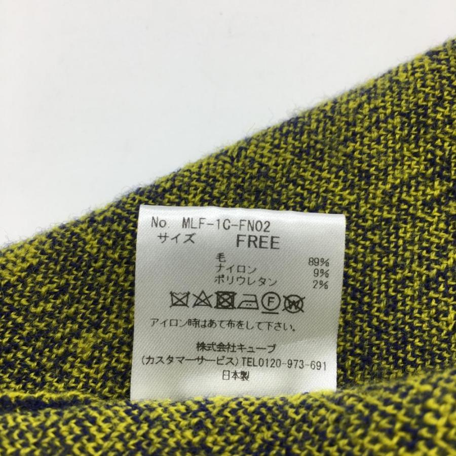 MARK&LONA（マークアンドロナ） ニットネックウォーマー ネイビー