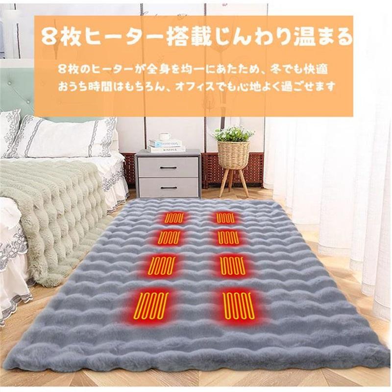 電気毛布 ふわとろ毛布 USB 着る毛布 着る電気毛布 ダニ退治 8枚発熱