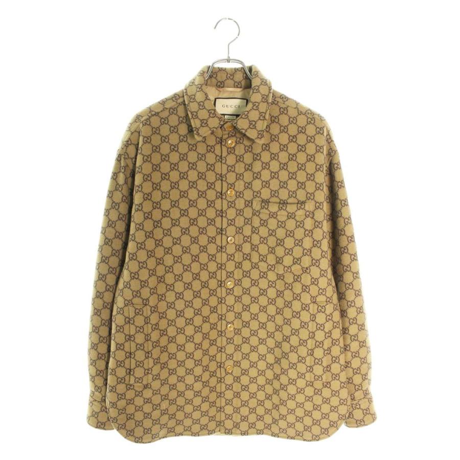 GUCCI（グッチ） 長袖シャツ 24SS 762183 ZAPDW サイズ:44 GGウール