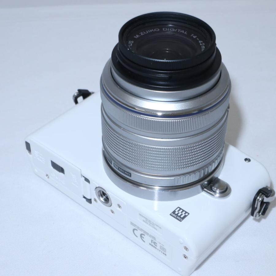 OLYMPUS PEN mini E-PM1 レンズキット ホワイト LKIT WHT ミラーレス