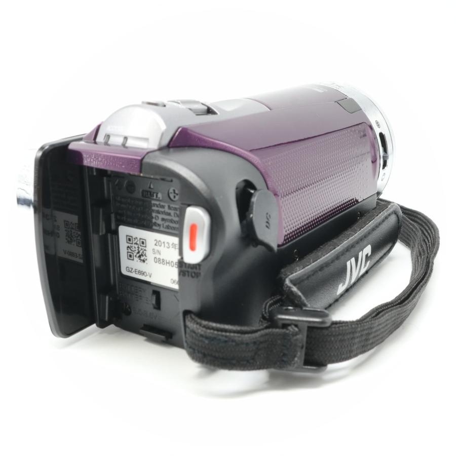 極上美品》 ビデオカメラ JVC Everio GZ-E690-V バイオレット エブリオ