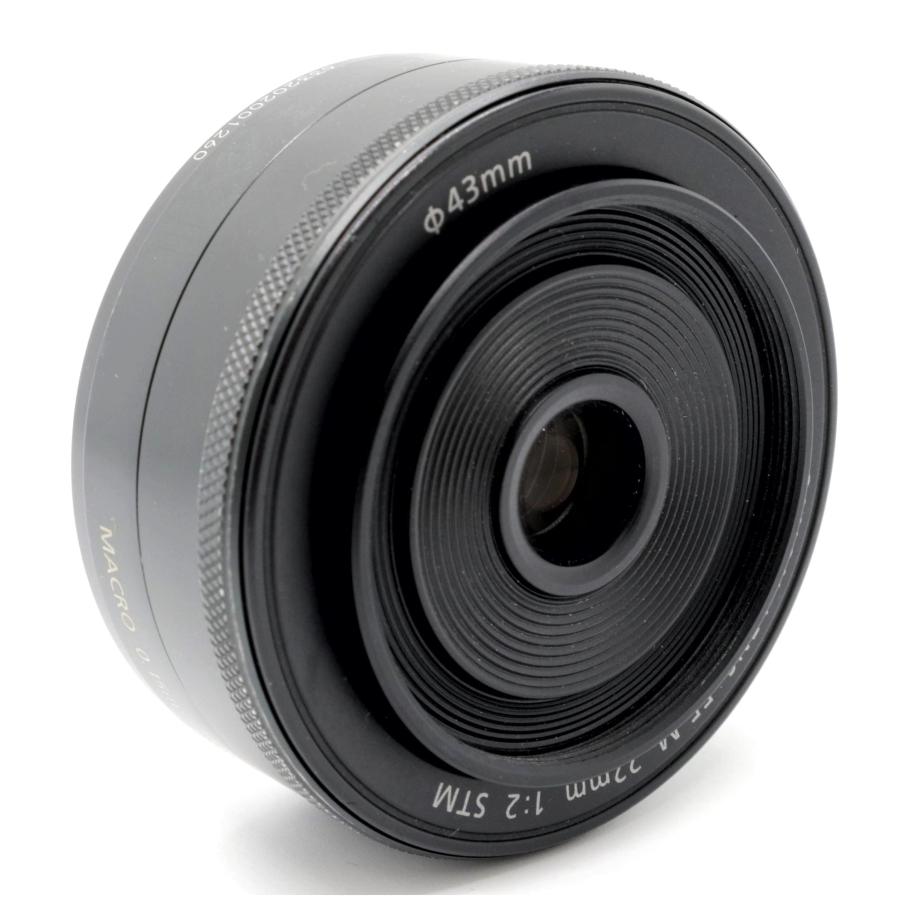 単焦点レンズ CANON EF-M 22mm F2 STM ブラック キヤノン キャノン