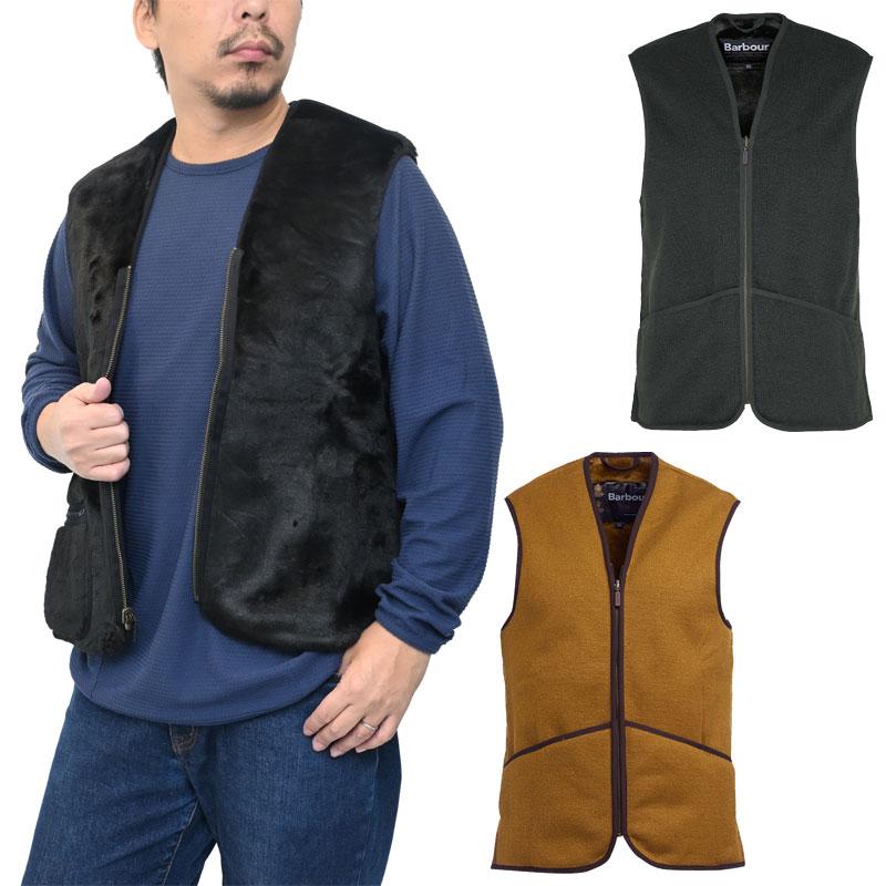 Barbour（バブアー） ベスト ジレ メンズ レディース フロントジップ