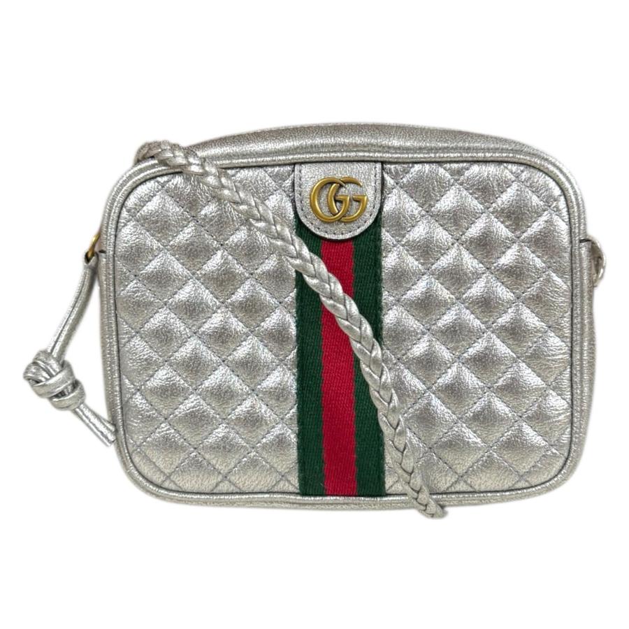 GUCCI（グッチ） キルティング ミニショルダーバッグ GG マーモント