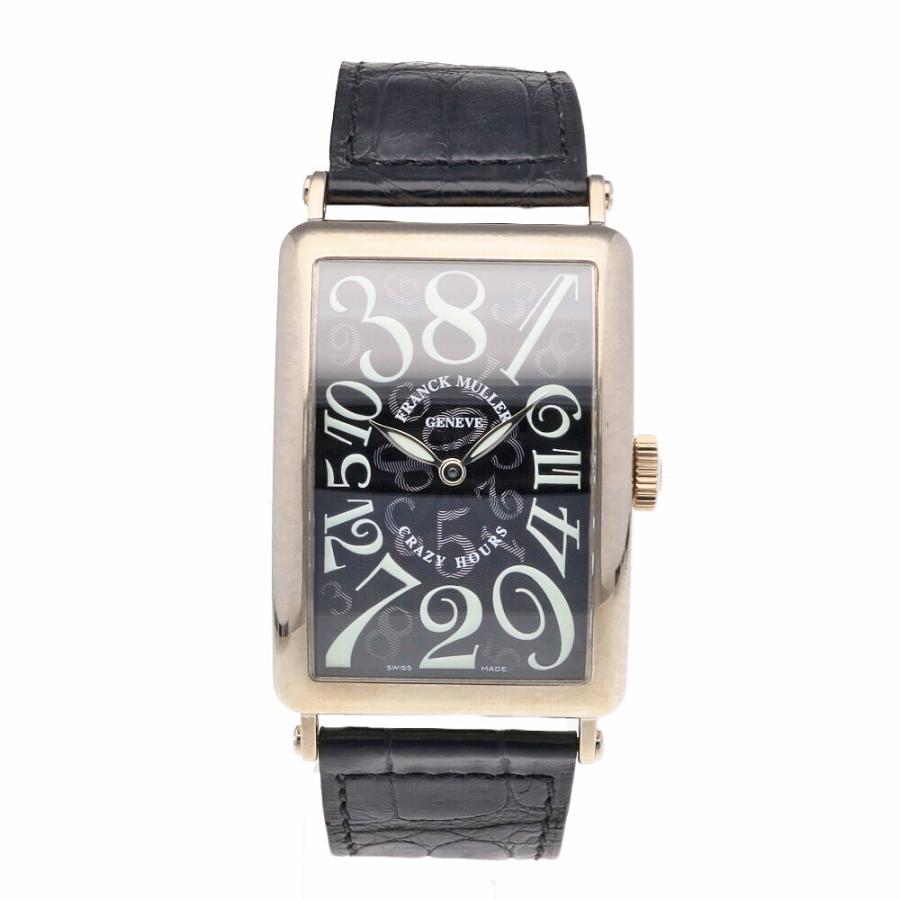 フランクミュラー ロングアイランド 腕時計 時計 18金 K18ホワイト