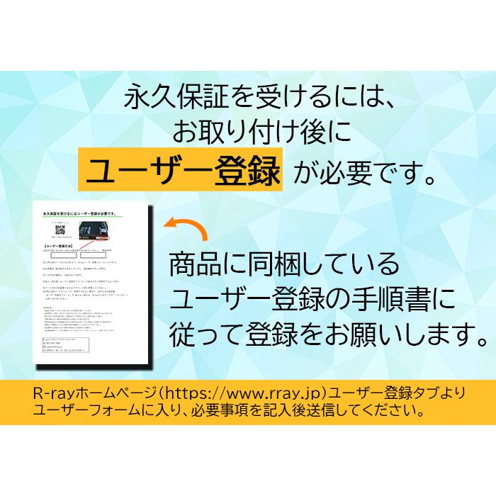 字光式ナンバープレート LED 照明器具 R-ray アールレイ 2枚セット 1台