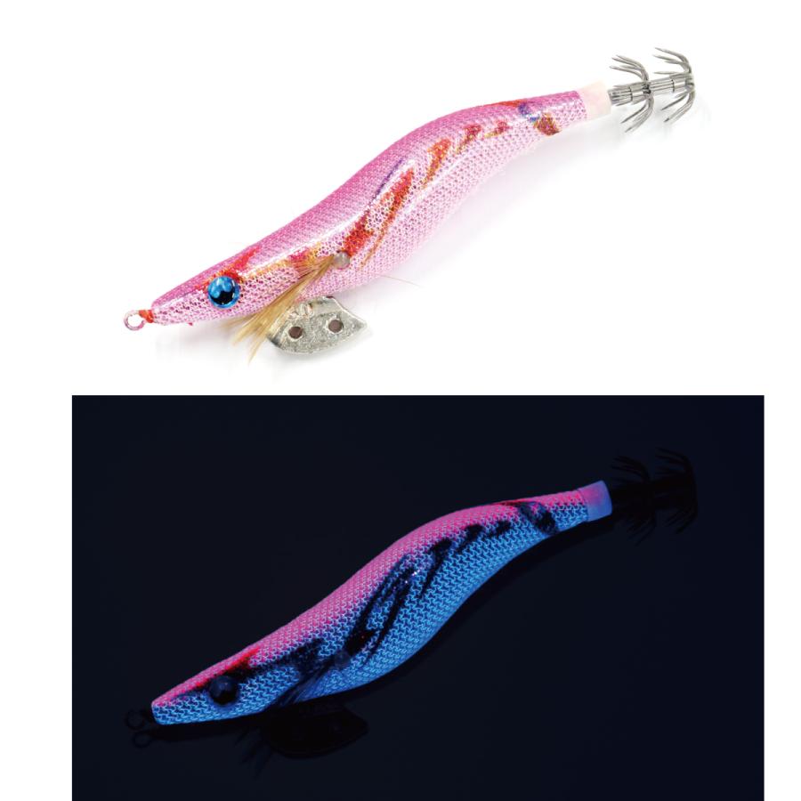 ルナヒサノ 餌木五郎 エギ5本セット ケース付き ケイムラ＆リアル