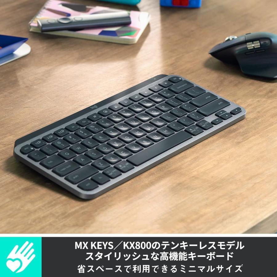 ロジテック Logitech MX KEYS mini KX700GR US配列 ワイヤレス