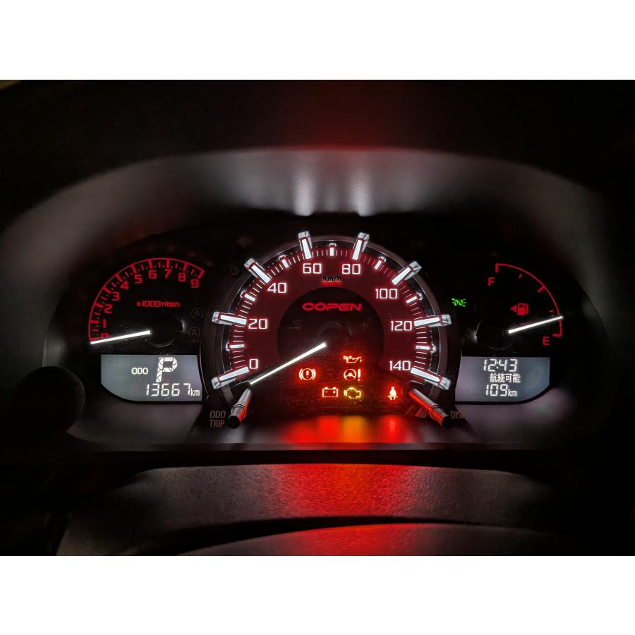 ◇◇New LA400K メーターパネル 黒×赤 Copenロゴ光る インバーター無し