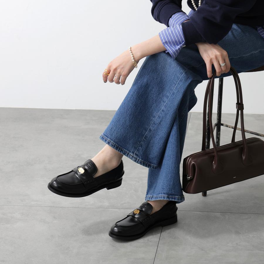 miu miu（ミュウミュウ） ペニーローファー 5D773D ULX レディース