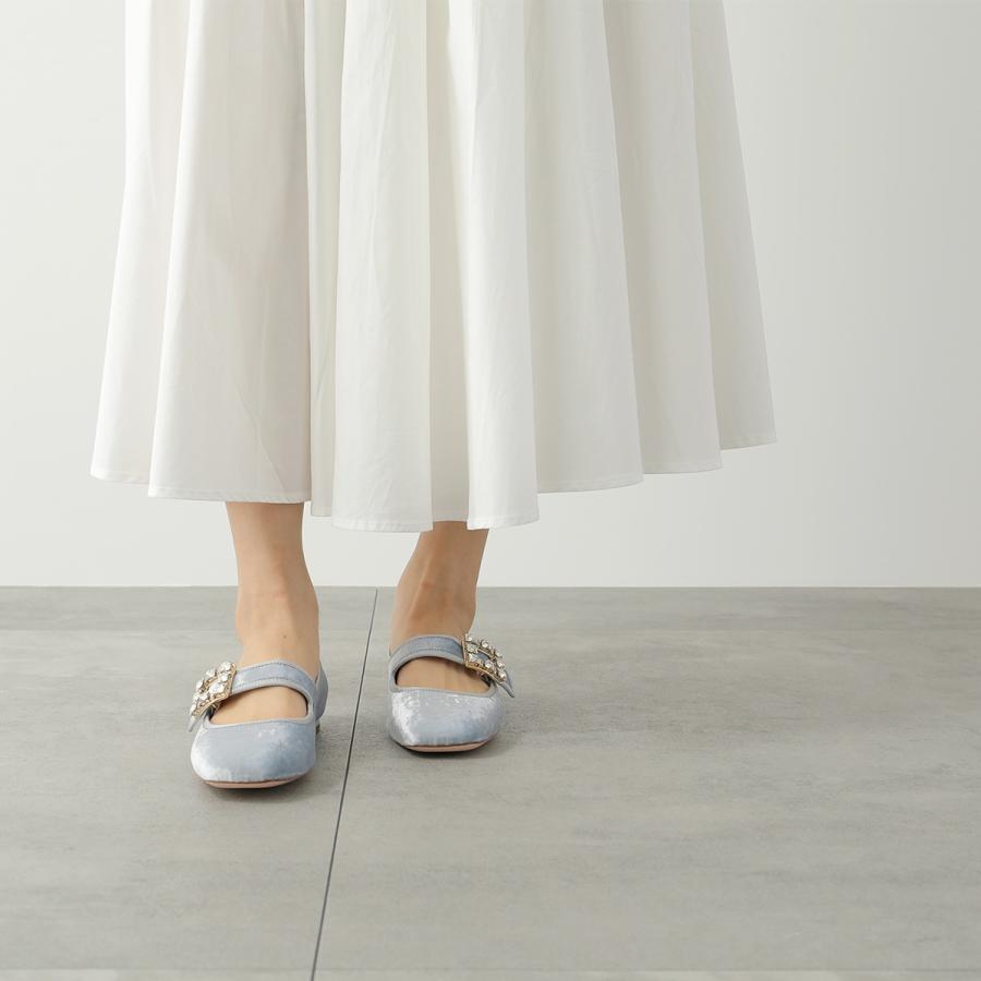 Roger Vivier アイボリー バイカラー定番バレエシューズ39.5 Roger