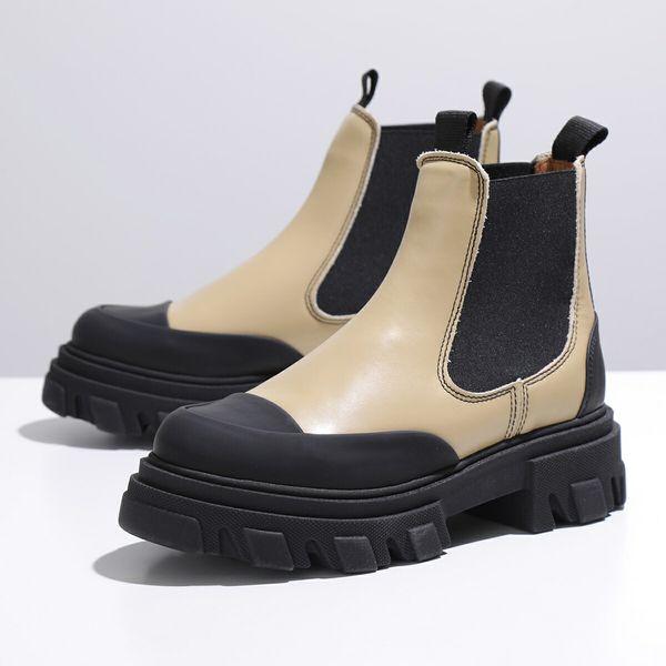 GANNI（ガニー） ショートブーツ Low Chelsea Boot S1926 4900 S1908