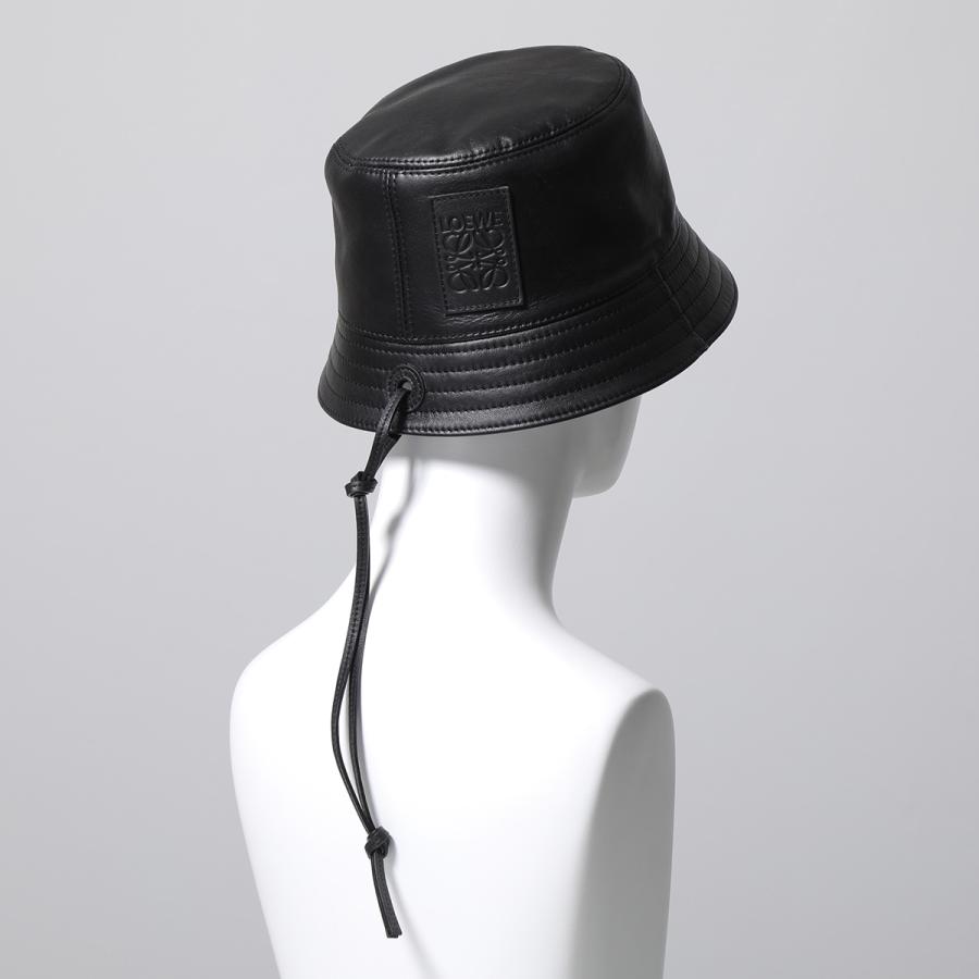 LOEWE（ロエベ） バケットハット K000HB1X01 メンズ ナパカーフ レザー