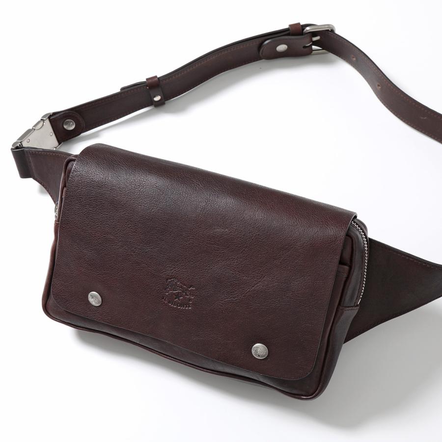 IL BISONTE（イルビゾンテ） ベルトバッグ BBB053 メンズ レザー