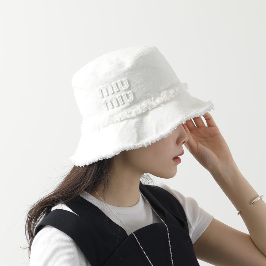 miu miu（ミュウミュウ） バケットハット 5HC196 2CL4 レディース