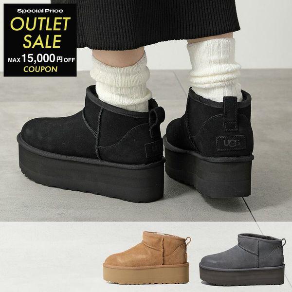 UGG（アグ） ムートンブーツ CLASSIC ULTRA MINI PLATFORM 1135092